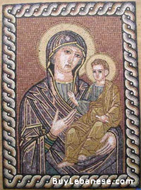 Marble Mosaic Religious Design (MR 011)