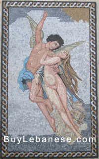 Marble Mosaic Scenes and Figures Design (MS 048)