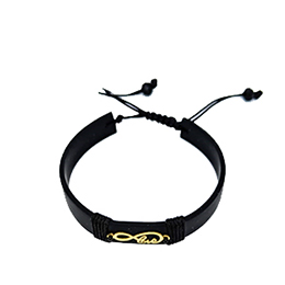 Gold Bracelet: Infinite Love Pattern