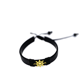 Gold Bracelet: Helm Pattern