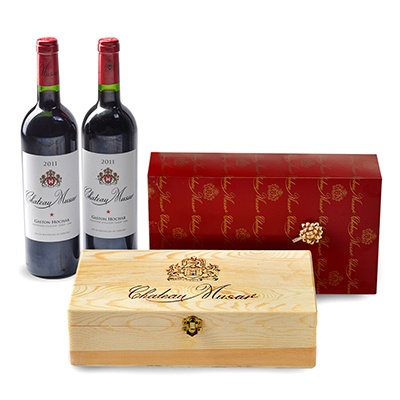 Wine:   Chateau Musar, Red, Coffret Tendance, Wooden