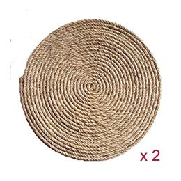 Trivet, Under Dish, Rope, Sous Plat, Handmade