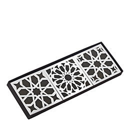 Coasters: Moucharabieh, Wood, Aluminum