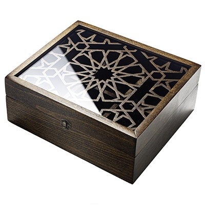 Tea Box: Moucharabieh, Wood and Plexiglas