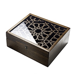 Tea Box: Moucharabieh, Wood and Plexiglas