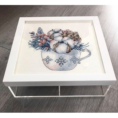 Box: Plexiglas, Cross Stitch, Fleur de Cotton