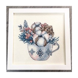 Box: Plexiglas, Cross Stitch, Fleur de Cotton