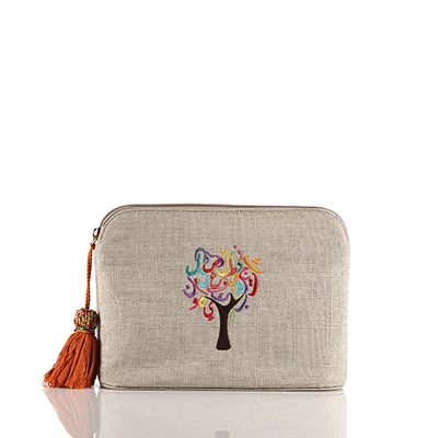 Pouch: Tree of Life, Beige