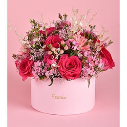  Arrangement of Flowers:  In Love with Pink