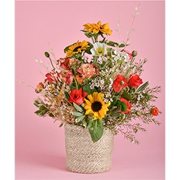  Arrangement of Flowers:   Smiles & Sunshine