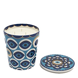 Candle Vase with Lid, Zarqa, Jasmine Fragrance