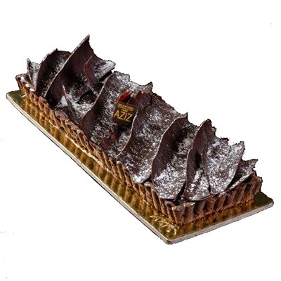 Tart: Dark Chocolate for 10 people, Rectangular