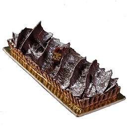 Tart: Dark Chocolate for 10 people, Rectangular