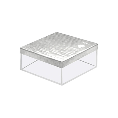 Square Box: Phoenician, Aluminium & Plexiglas