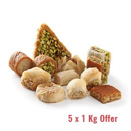 Baklawa Mixed (a 5 Kgs Special Offer)