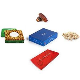 Ramadan Delight Gift Box (Sweets, Dates, Marzipan, Pine Nuts)