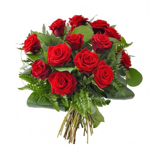 Flowers:  12 Red Roses (Classic Symbol of Love)