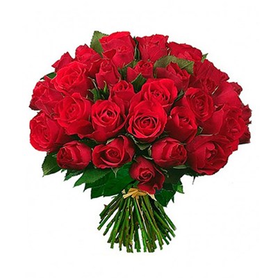 Flowers:  50 Red Roses (Dress in Red)