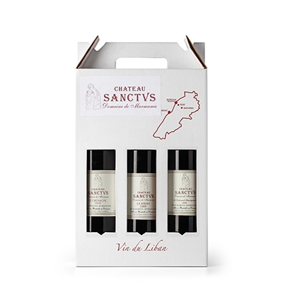 Wine: Chateau Sanctus, Red Coffret of 3 Bottles